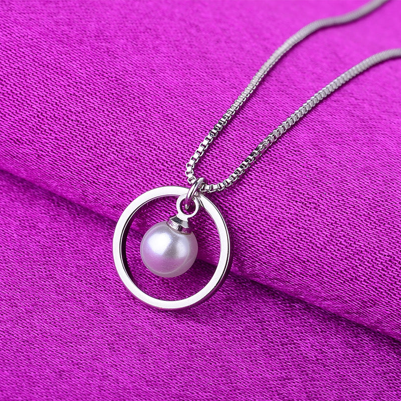 New Pearl Necklace Choker With Pendant Chain Necklaces For Women Jewelry To Mother In Law Mother'S Day Gift