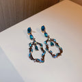 Long Exaggerated Earrings Hong Kong Style Retro Earrings