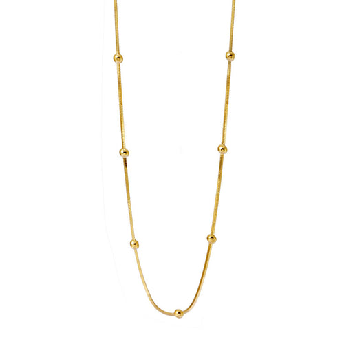 925 Sterling Silver Necklace For Women Ball Chain Necklaces Snake Bones Chain Qingdao Ornament