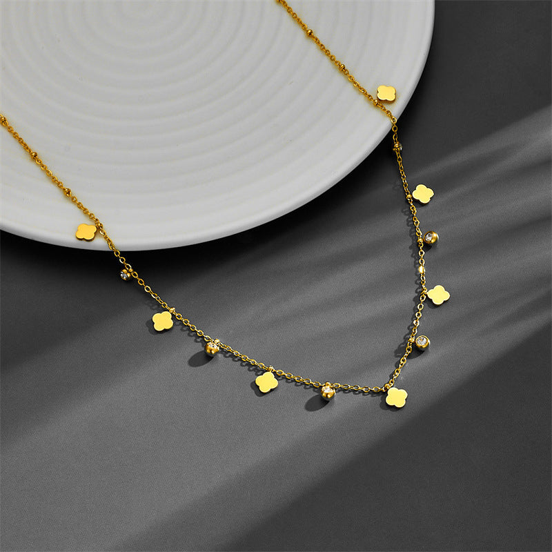Multiple Small Butterfly Necklaces For Women