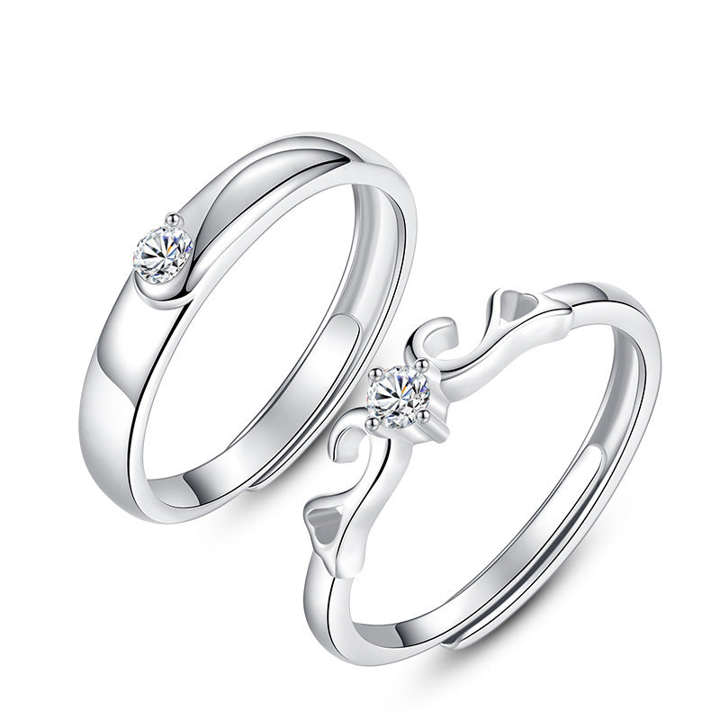 Versatile Men And Women Pair Rings Versatile Fashion Accessories