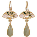 Retro Quartz Earrings National Style